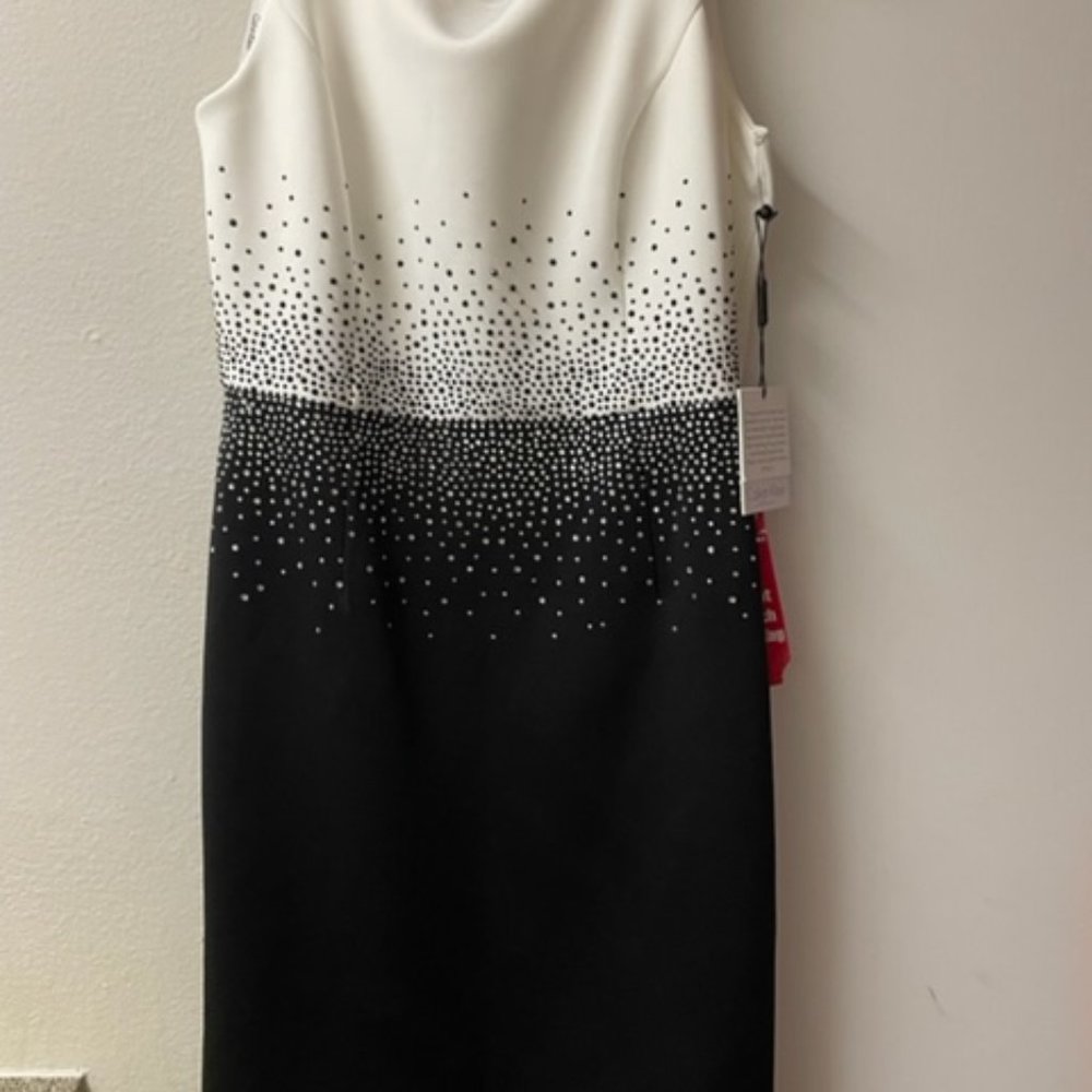 COPY - Black and white calvin klein dress